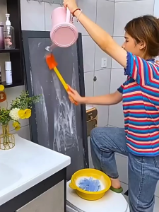 Cây lau kính cầm tay lau chùi cửa kính cây gạt nước gấp gọn đa năng tiện dụng-ESTLA