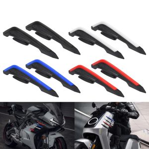1 Pair Universal Motorcycle Winglet Aerodynamic Spoiler Dynamic Wing Decoration Sticker For Motorcycles E-bikes Scooters ATV UTV