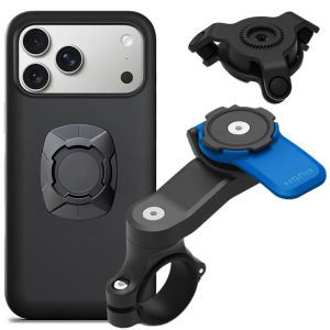 360° Fully Adjustable Universal Phone Holder Shock Absorption Motorcycle & Bicycle Navigation Mount for All Smartphone Sizes