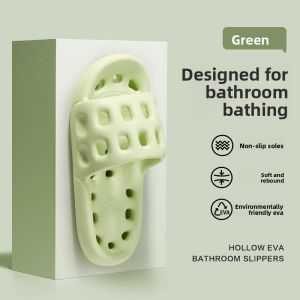 MONLEYTA | Anti-Slip Bathroom Slippers Mens Bath Odor Resistant Slippery Feel 2025 New Non Odor Foot Home Indoor Bath Quick Dry EVA