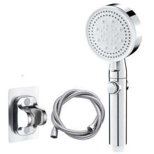Zinc alloy basin faucet chrome wall mounted hot and cold water double spout mixer tap for bathroom shower sink bathtub