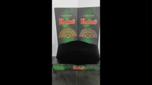 Songkok Peci Kopiah HALUS Susun Non AC Bludru Hitam Premium