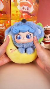 Q kid Animal Preschool Series Blind Box Plush Doll 正版Q宝kid动物幼稚园搪胶毛绒盲盒
