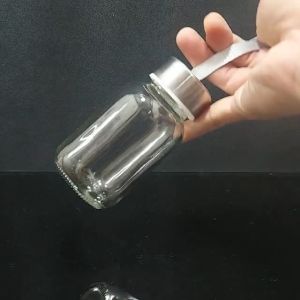 Chai Đựng Nước Thủy Tinh 150ML có dây treo (combo 2 cái) nắp thiếc vặn - Bình Thủy Tinh Đựng Nước - Chai Thủy Tinh Đựng Nước – Chai Detox