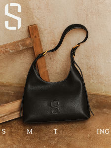Top Layer Cowhide Tote Bag 2025 New Womens Small Single Shoulder Slant Cross Bag Early Autumn Bag Casual Simple Style