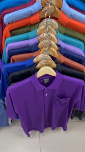 SunnyBoutique เสื้อโปโล ผู้ชาย สีพื้น แขนสั้น คอปก ยี่ห้อNewway เนื้อผ้าtc ไซส์ใหญ่ นิ่ม ใส่สบาย