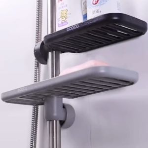 Ecoco Stainless Steel Sink Faucet Hanging Storage Rack Sponge Bracket Kitchen Rack Soap Rack Storage Box