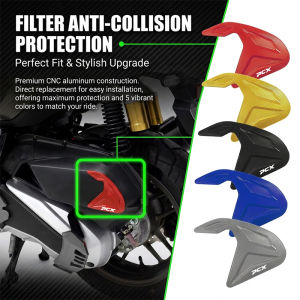 For Honda PCX125 PCX160 ADV160 Motorcycle Air Filter Protect Cover Filter Outer Decorative Hood Anti-Collision Guard PCX 125 160
