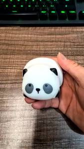 Panda Squishy Stress Ball Fidget Toy Crunchy Squeeze Toy Round Blocks Filled ASMR Anti Stress Release Hand Relax Gift Toy