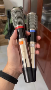 HT-128-A Micro không dây Thu sóng tốt Chống hú Độ nhạy cao sử dụng cho các loại loa kéo và Amply