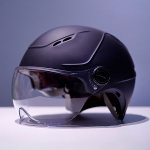 POWDA B620 Half Face Motorcycle Helmet Original Helmet High Definition Waterproof Visor Helmet For Men And Women