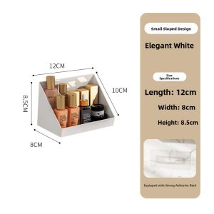 GIANXI | Transparent Storage Box for Bathroom Cabinet Shelf with Slanted Opening for Cosmetics and Lipsticks