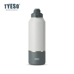 TYESO | Bình Nước Thép Không Gỉ Tyeso 2000ML Có Tay Cầm Nắp Chống Rò Rỉ Bình Giữ Nhiệt Di Động Dành Cho Thể Thao Ngoài Trời Đi Bộ Đường Dài Du Lịch