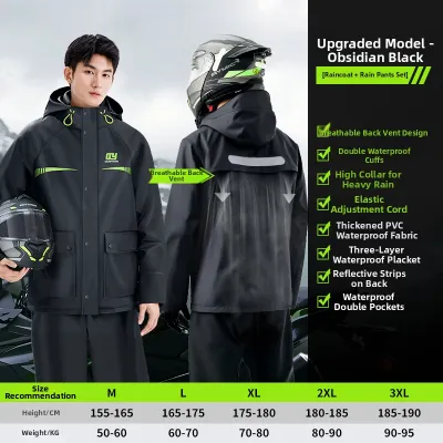 WEICHENGNEI | Adult Waterproof Rain Suit for Delivery Riders