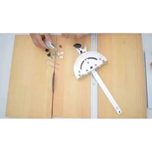 Bộ Thước Đo Góc Chính Xác Với 27 Vị Trí Chặn Góc Thanh Chắn & Bộ Giới Hạn Cho Máy Cưa Bàn 3/4"x3/8 Đồ Nghề Chế Tác Gỗ DIY Để Bàn