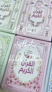 Al-Quran Kaleb Pastel A5 Resleting Bisa Custom Nama Terjemah Perkata Tajwid Desain Aestethic