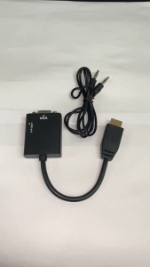 Circuitrocks HDMI to VGA Video Adapter and 3.5mm Male /  Male Stereo Cable