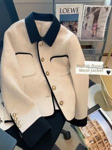 High Quality New Autumn Fashion Elegance Niche Petite Lady Tweed Jacket