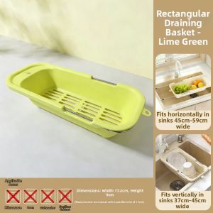 SENGAOPAI | Double Layer Expandable Water Draining Basket