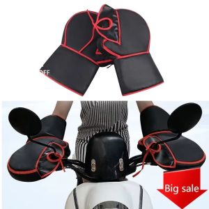 Motorcycle Scooter Bicycle Windproof Rainproof Winter Keep Warm Hot Protect Handlebar Handle Large Guard Cover Gloves