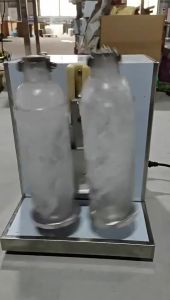 Stuttgart double head timer stainless steel milk tea shaker intelligent timer bar cocktail shaker kitchenware manual brewing equipment coffee tea accessory