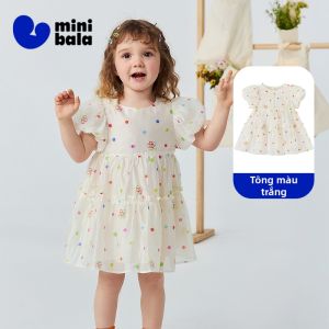 MINI BALA | Đầm Hạt Đậu Ngọt Ngào Dễ Thương Cho Bé Gái Mùa Hè