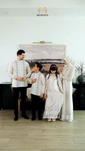 Baju Lebaran 2025 Couple Keluarga Series QURROTA LIGHT CREAM By MEMORA - Baju Couple Keluarga Lebaran 2025 Amanah - Sarimbit Keluarga 2025 Lebaran