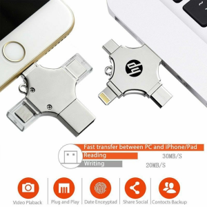 4-in-1 flash drive USB 3.0 Memory Stick 1TB/2TB OTG Pendrive Fast Speed Type-C For phone PC