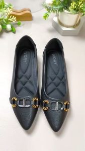 IVORY Sepatu Wanita Formal Heels 2cm Pantofel Kerja SP1099 Hitam