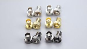 YanXi Round Disc BNC Female Jack To SMA Male Female Adapter Coaxial Radio Frequency Walkie-talkie Radio Antenna RF Connector