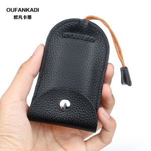 Simple Key Case Leather Small Car Key Cover Mens For Home Key Bag Mini Key Case Womens Key Storage Bag