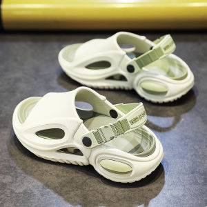 Sandals Mens Summer Outwear Teenagers Walking Shit Feeling Sports Driving Dual-Use Outdoor Two-in-One Plus Size Beach Slippers