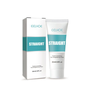 【Hot Sale】Eelhoe Hair Straight Cream Protein Correcting Hair Straightening Cream For Deep Curly Hair Treatment Replenish Hair Nutrition Straight Hair Styling Silk Gloss Hair Straightening Cream Nourishing Hair Straightener Lotion Fast Smoothing Collagen