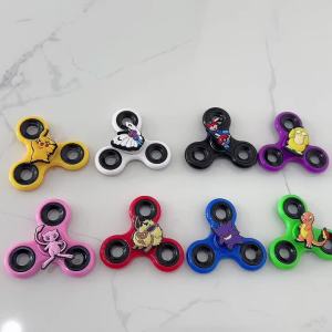 Bandai | 1 Pc Cartoon Fidget Spinner Super Hero PVC Model Stress Relieving Hand Spinner Gift Toy