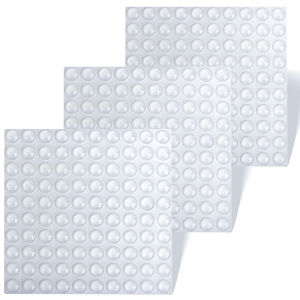 100Pcs Soft Silicone Rubber Anti Slip Bumpers Feet Pads Damper Buffer Cabinet Bumpers Silicone Furniture Pads Drawer Door Pad