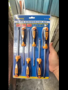 Remax Magnetic Screwdriver Set With CUSHION GRIP Handle 6PC (LOCAL STOCK)