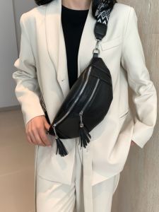 Fashionable Soft PU Leather Crossbody Bag Womens Casual Versatile Korean Style Chest Bag Single Shoulder Diagonal Bag