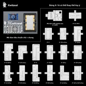 Bộ Dụng Cụ Sửa Chữa CPU Làm Mát Nhiều Lớp Thông Minh Xwitzeal JR1 Dành Cho iPhone X-16PM & Android - Bộ Sửa Chữa Bo Mạch Chủ