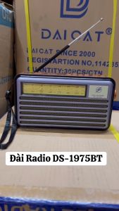 Đài Radio DAITHATSHI DS-1975BT – Đa Năng: FM/AM/SW USB Thẻ Nhớ Bluetooth Pin Sạc Dự Phòng