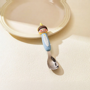 MODERN SWEETHOME | Cute Stainless Steel 316 Baby Spoon and Fork Set