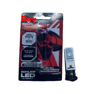 DOP BOHLAM LAMPU DEPAN LED PUTIH SUPER BRIGHT RIDE IT 12V YAMAHA BEBEK