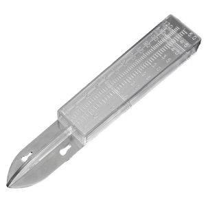 Gardening Tools Outdoor Home Garden Rainwater Measurer Pointed Plastic Rain Measure Rainwater Measurement Double Scale 120ml 5 ”