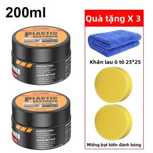Chất Phục Hồi Nhựa Ô Tô Làm Bóng Đen Đánh Bóng Tự Động Chất Làm Mới Da & Cao Su Sản Phẩm Làm Sạch Ngoại Thất Sửa Chữa Lớp Phủ Nhựa
