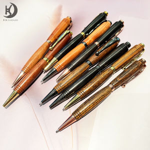 1 PCS 910 Luxury Vintage Slim Sour Wood Ballpoint PenBusiness Office Pen Gift Cool Nice Wooden Gel Pen for Men & Women