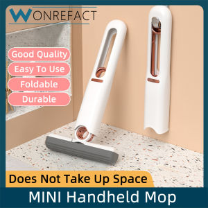 Bebas tangan Lazy Sponge Mop Home Mini Desktop kaca pembersihan alat bilik mandi tandas Crevices Handheld Mop
