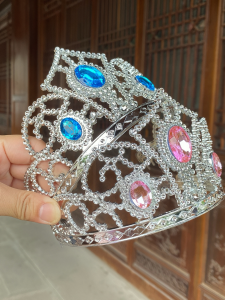 Phụ Kiện Tóc Tiệc Sinh Nhật Công Chúa Cho Bé Gái Khăn Quàng Cổ Vương Miện Trang Phục Biểu Diễn Phụ Kiện Tóc Trẻ Em