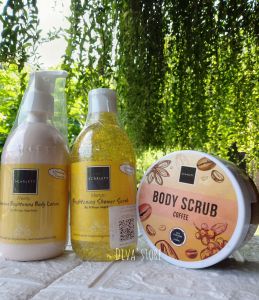 Paket Body Care Scarlett Whitening 300ml / 3in1