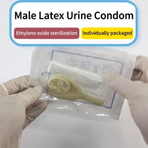 Male External Catheter Medical Sterilized Latex Catheter Urine Collector Elderly 20-40mm