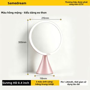 SAMEDREAM | Gương Trang Điểm Có Đèn Để Bàn
