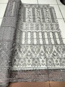 Promo bahan tille etnik /tille Sapto etnik/ bahan brokat kebaya squin